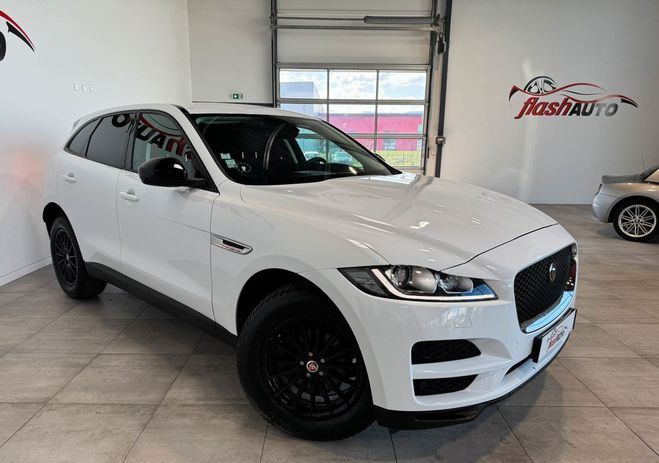 Jaguar F Pace 2.0 D 180cv-BVA-2018 Blanc de 2018