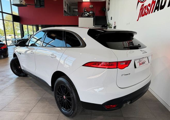 Jaguar F Pace 2.0 D 180cv-BVA-2018 Blanc de 2018