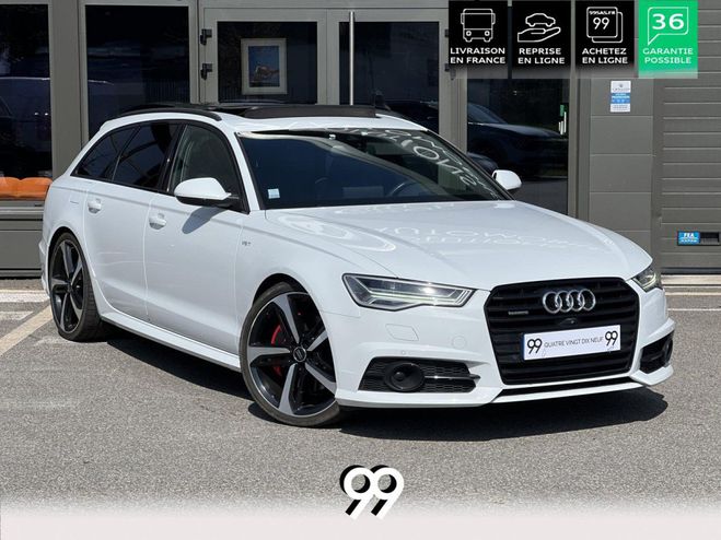 Audi A6 quattro comp�tition - toit ouvrant - cam Blanc Glacier M�tallis� de 2016