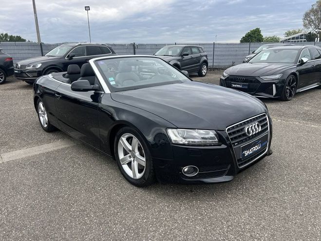 Audi A5 Cabriolet 2.0 TFSI 211ch BVM6 ToutCuir E NOIR de 2009