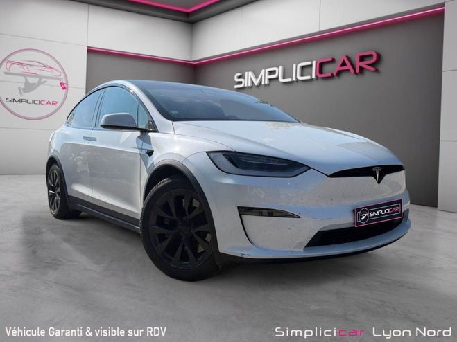 Tesla Model X Dual-Motor AWD garantie 2032 12 mois car Blanc de 2024