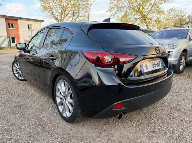 Mazda 3 2.2D SKYACTIV-D 150 SPORT * CUIR * XENON Noir de 2014