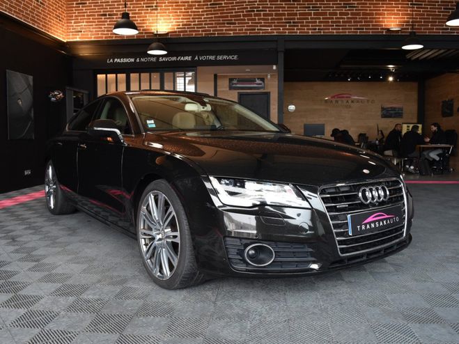 Audi A7 Sportback V6 3.0 TDI Clean 245 Quattro A Noir de 2012