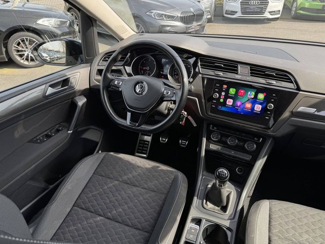 Volkswagen Touran 1.6 TDi 115 1er MAIN GPS CARPLAY LED CAM NOIR de 2019