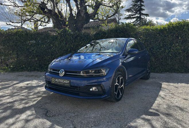 Volkswagen Polo VI 1.0 TSI R-Line DSG7 Euro6d-T Bleu Marine de 2019