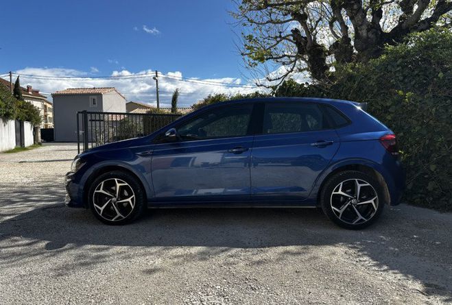 Volkswagen Polo VI 1.0 TSI R-Line DSG7 Euro6d-T Bleu Marine de 2019