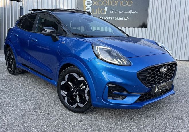 Ford Puma 1.0 ECOBOOST HYBRID 155CH ST-LINE X S&S  Bleu de 2024