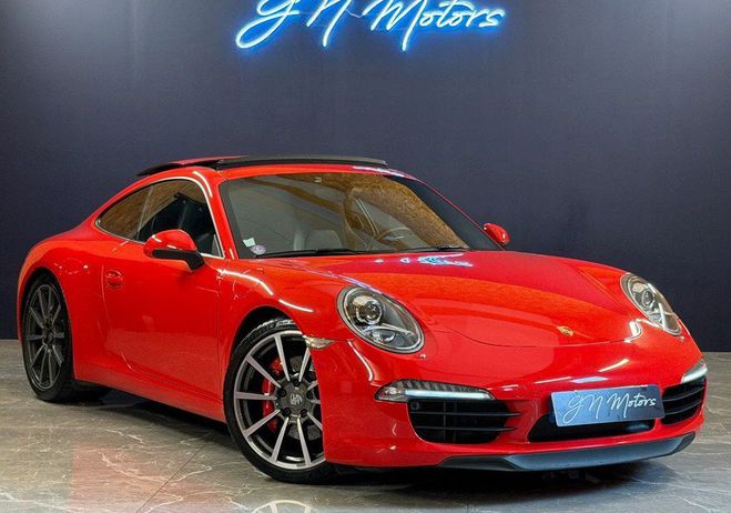 Porsche 911 991 3.8 400 carrera s pdk suivi complet  Rouge de 2012