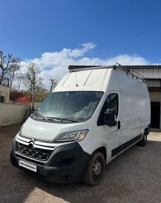 Citroen Jumper L2H3 2.2 140 BlueHDi Fourgon long sur�le Blanc de 2019