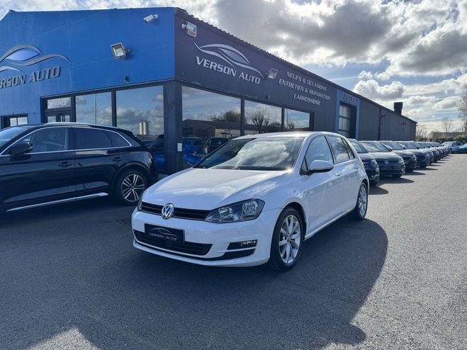 Volkswagen Golf 1.4 TSi 125 GPS TEL CLIM REGUL RADAR BLANC de 2016