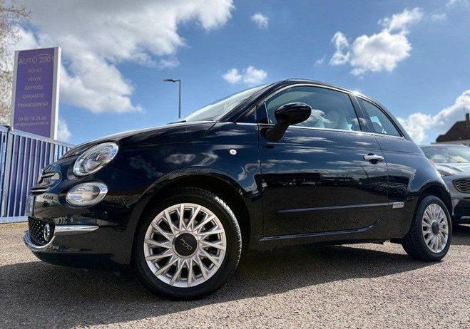 Cliquer pour voir la photo suivante Fiat 500 1.2 8V 69CH ECO PACK LOUNGE Noir de 2018