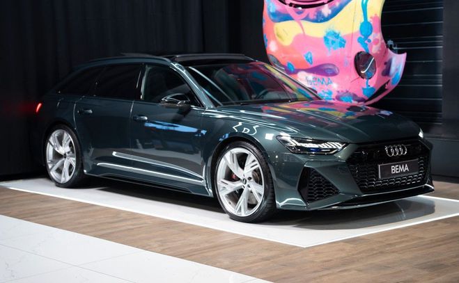 Audi RS6 AVANT 600cv | Pack Dynamique RS Plus Pei Vert de 2021