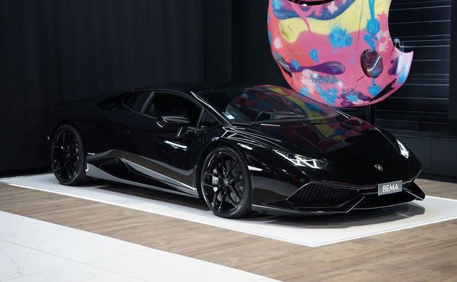 Lamborghini Huracan LP610-4 610ch | Nero Helene Carbone forg Noir de 2018