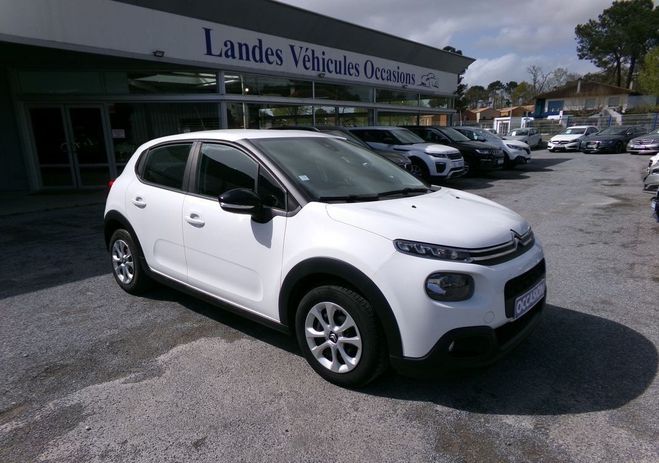Citroen C3 1.5 BLUEHDI 75 S&S SHINE;1�re Main Blanc de 2018