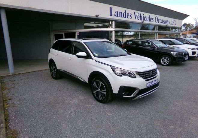 Peugeot 5008 (2) 1.6 bluehdi 120 s&s allure 7pl Blanc de 2017