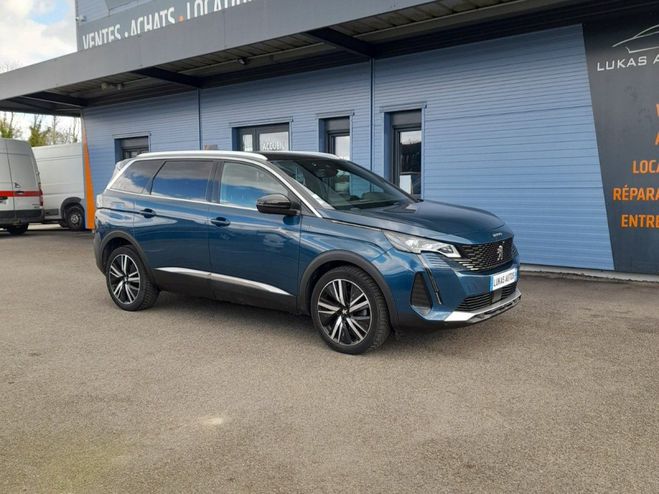 Peugeot 5008 PureTech 130ch SS EAT8 GT 1ER MAIN 7 PLA Bleu de 2021