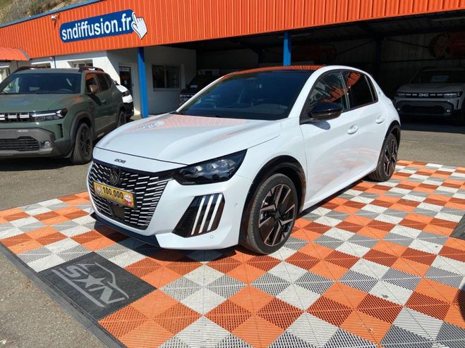 Peugeot 208 Hybrid 145 GT e-DCS6 GPS Cam�ra 360� Toi Blanc de 2026