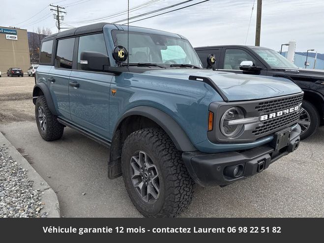 Ford Bronco badlands advanced 4p 4x4 tout compris ho Bleu de 2023