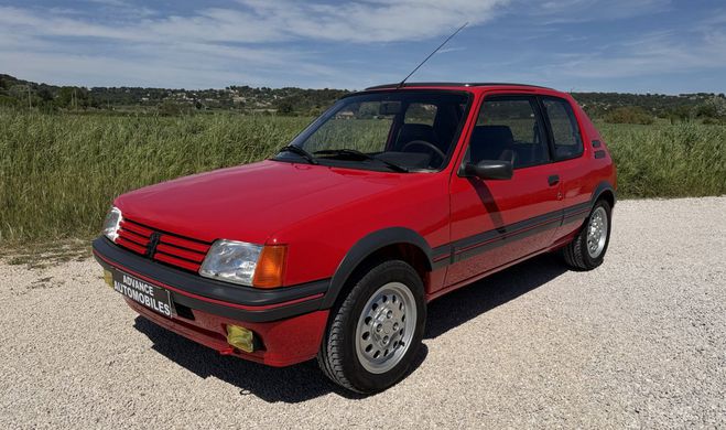 Peugeot 205 1.6 GTI 115 ROUGE de 1989