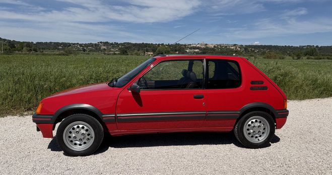 Peugeot 205 1.6 GTI 115 ROUGE de 1989