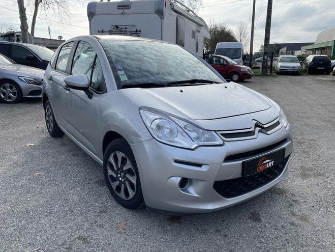 Citroen C3 68ch Clim -5 PORTES -GARANTIE 6 MOIS- Gris Clair M�tallis� de 2016