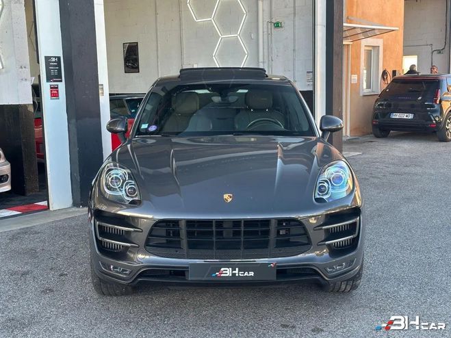 Porsche Macan TURBO / 3.6L 400cv PDK / TOIT OUVRANT /  Gris de 2014