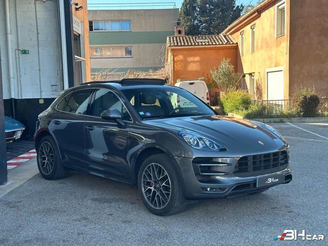 Porsche Macan TURBO / 3.6L 400cv PDK / TOIT OUVRANT /  Gris de 2014