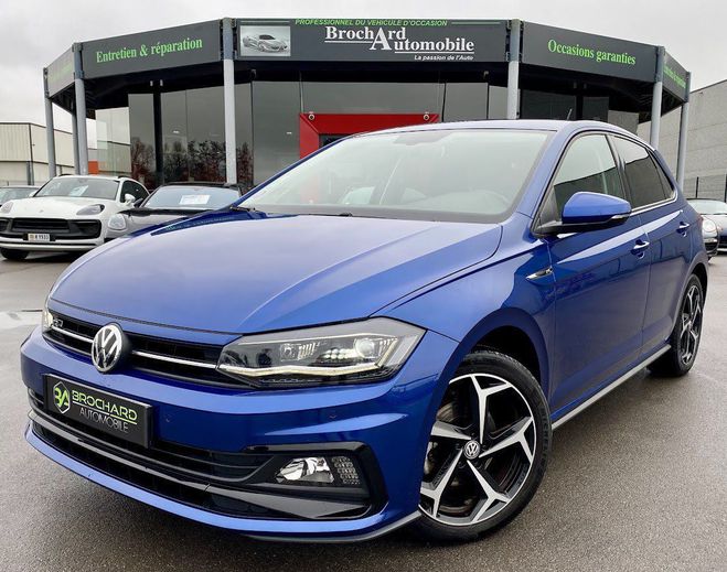Cliquer pour voir la photo suivante Volkswagen Polo R-Line / 1.0l TSI 115 CH BVM 6 / 1er Mai Bleu de 2019