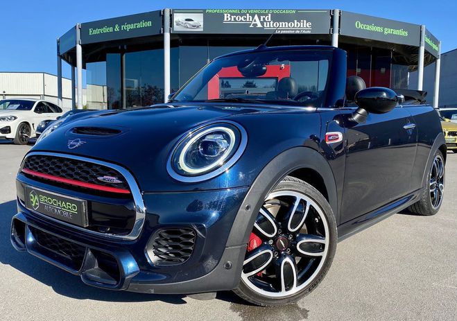 Cliquer pour voir la photo suivante Mini Cooper Cabriolet JCW / 2.0l 231 CH BVA 8 / Full Bleu de 2019