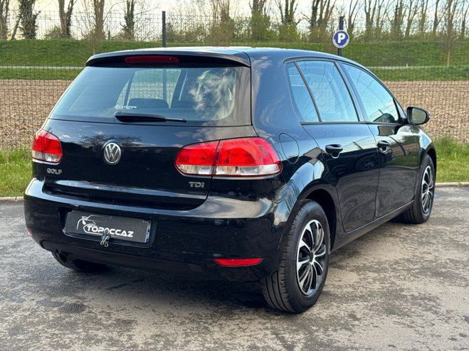 Volkswagen Golf VI 1.6 TDI 105CH CONFORTLINE 5 PORTES *  NOIR de 2009
