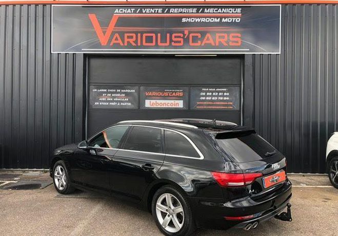 Audi A4 AVANT 2.0 TDI 190CH BUSINESS LINE S TRON Noir de 2016