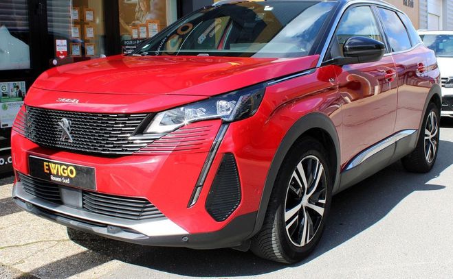 Peugeot 3008 ii 1.5 bluehdi 130 ch s&s gt eat8 suivi  Rouge de 2021