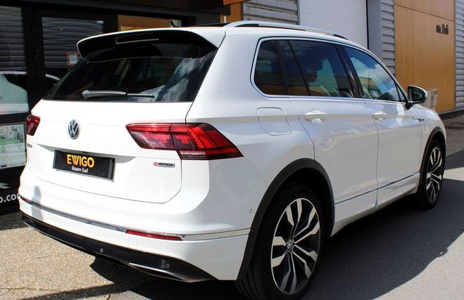 Volkswagen Tiguan 2.0 bi-tdi 240 ch r-line 4motion dsg7 to Blanc de 2019