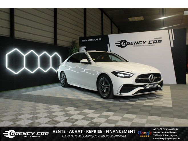 Cliquer pour voir la photo suivante Mercedes Classe C 220 d - BVA 9G-Tronic-AMG Line- SUIVI ME BLANC de 2022