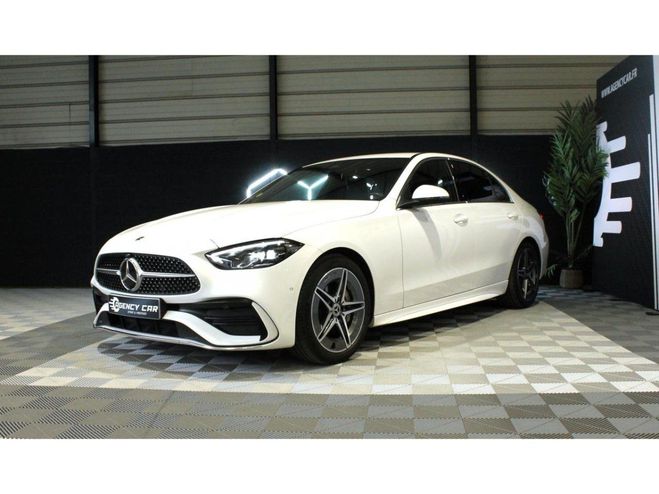 Mercedes Classe C 220 d - BVA 9G-Tronic-AMG Line- SUIVI ME BLANC de 2022
