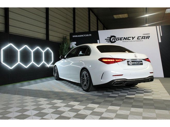 Mercedes Classe C 220 d - BVA 9G-Tronic-AMG Line- SUIVI ME BLANC de 2022