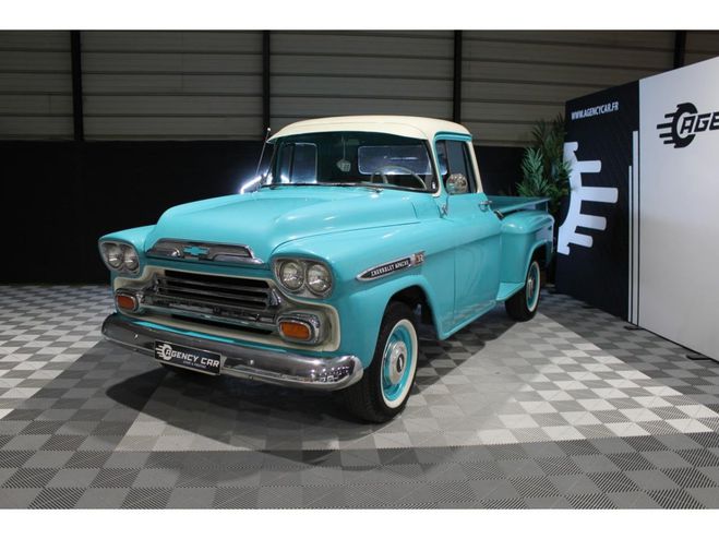 Chevrolet Apache 1959- 3.9L 6 cylindres Bleu de 1960