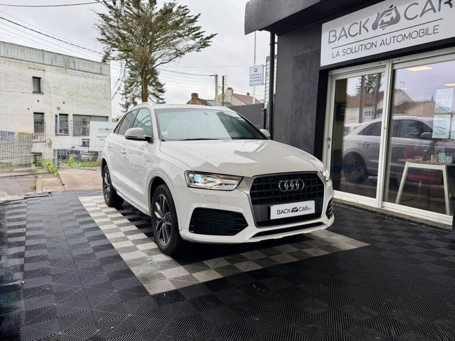 Audi Q3 2.0 TDI 120 ch S line Blanc de 2018
