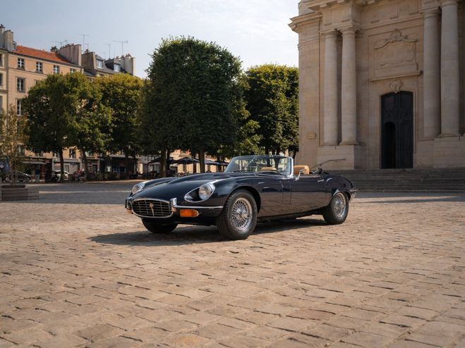 Jaguar E-Type SERIE 3 V12 CABRIOLET BLEU de 1972