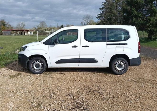 Peugeot Partner Long 3 places HDi 100cv R�vis� & gara ga Blanc de 2021