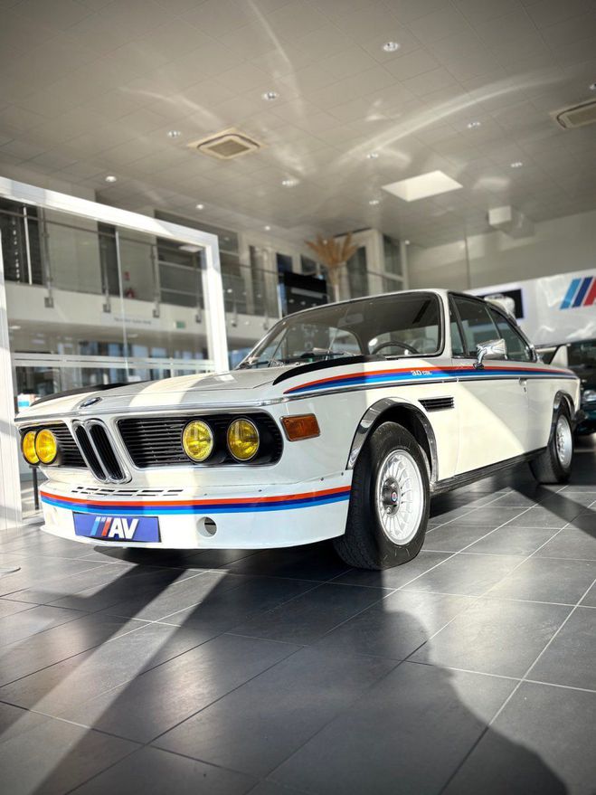 BMW 3.0 CSL - 209CH - - ORIGINE FRANCE ENTI�REMENT R Blanc de 1975