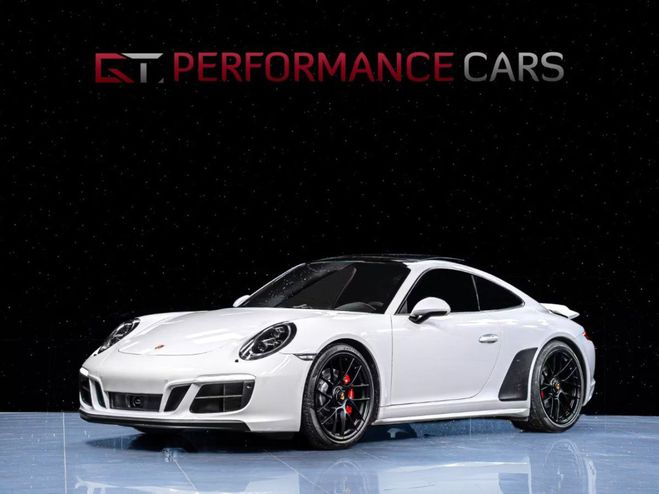 Porsche 911 991 991.2 Carrera 4 GTS blanc de 2017