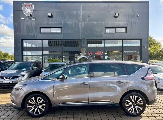 Renault Espace 5 1.6L DCI 160CH ENERGY TWIN INITALE PAR Gris Clair M�tallis� de 2016