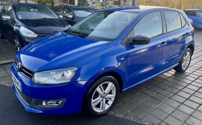 Volkswagen Polo 1.2 60ch Trendline 3p MATCH Bleu M�tallis� de 2012