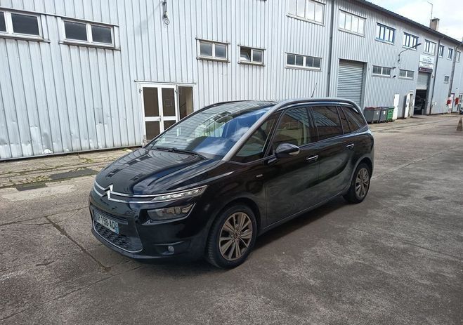 Citroen C4 Picasso Grand 2.0 hdi 150 exclusive gps semi cui Noir de 2015