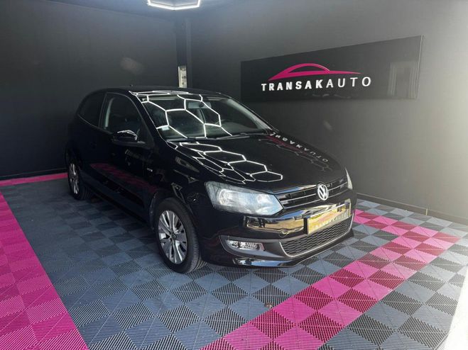 Volkswagen Polo 1.6 TDI 90 CR FAP Life / 1ERE MAIN / Noir de 2013