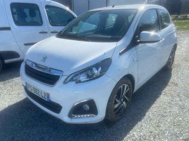 Peugeot 108 VTI 72 ALLURE S&S 4CV 5P soci�t� Blanc de 2020