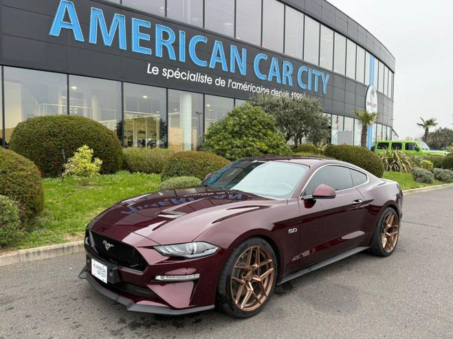 Ford Mustang GT FASTBACK 5.0L V8 450ch BVA10 Bordeaux de 2018