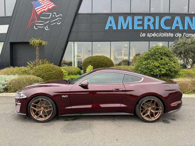 Ford Mustang GT FASTBACK 5.0L V8 450ch BVA10 Bordeaux de 2018