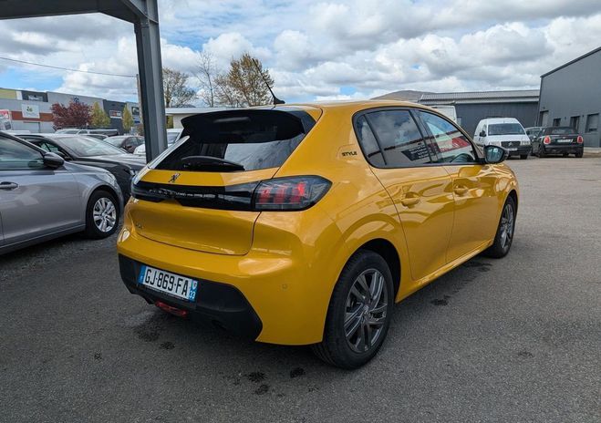 Peugeot 208 1.5 blue hdi 100 STYLE, CAMERA, 30000 KM Jaune de 2022